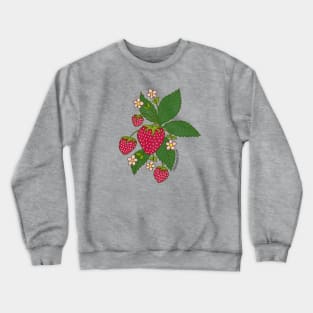 Strawberry flowers Crewneck Sweatshirt